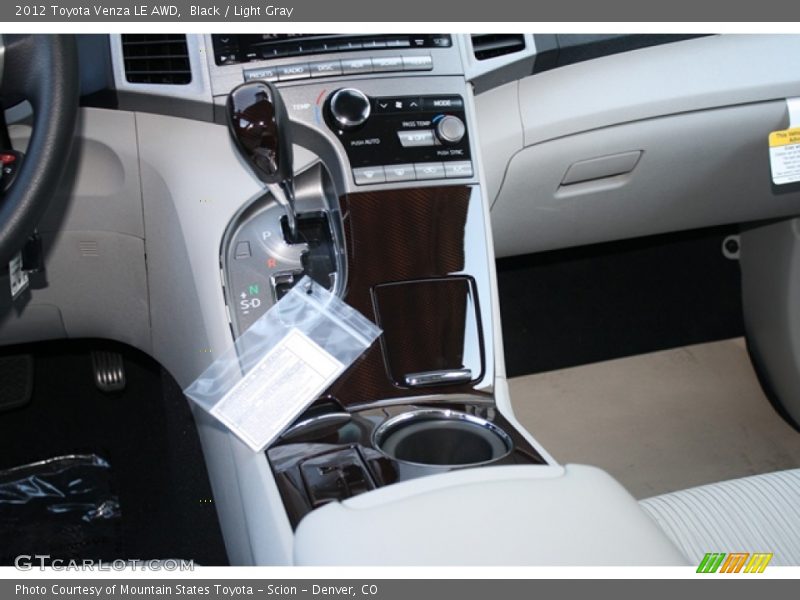 Black / Light Gray 2012 Toyota Venza LE AWD