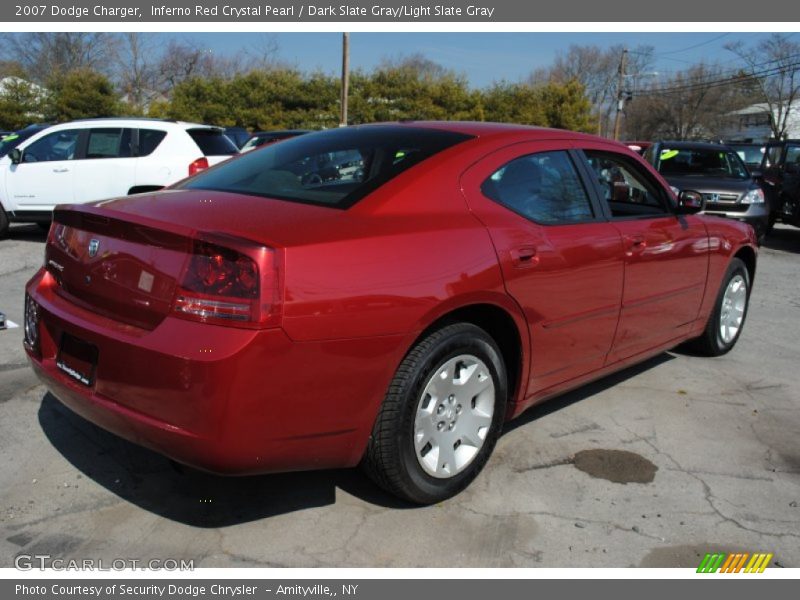 Inferno Red Crystal Pearl / Dark Slate Gray/Light Slate Gray 2007 Dodge Charger