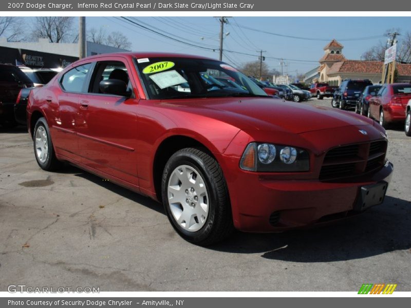 Inferno Red Crystal Pearl / Dark Slate Gray/Light Slate Gray 2007 Dodge Charger