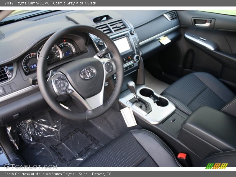 Cosmic Gray Mica / Black 2012 Toyota Camry SE V6