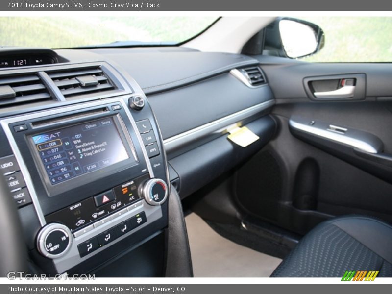 Cosmic Gray Mica / Black 2012 Toyota Camry SE V6