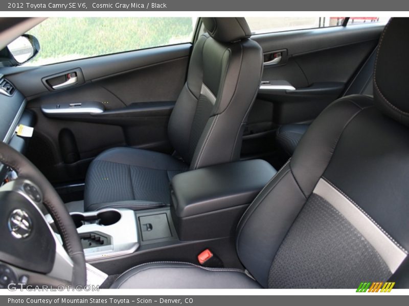 Cosmic Gray Mica / Black 2012 Toyota Camry SE V6