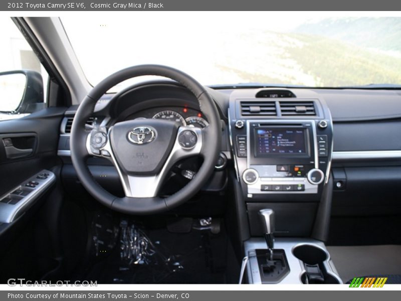 Cosmic Gray Mica / Black 2012 Toyota Camry SE V6