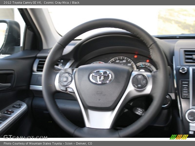 Cosmic Gray Mica / Black 2012 Toyota Camry SE V6