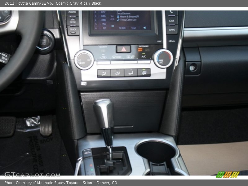Cosmic Gray Mica / Black 2012 Toyota Camry SE V6