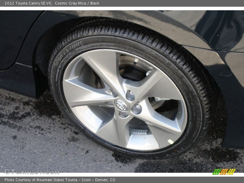 Cosmic Gray Mica / Black 2012 Toyota Camry SE V6