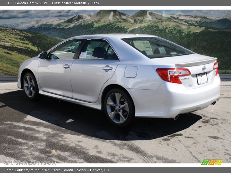 Classic Silver Metallic / Black 2012 Toyota Camry SE V6