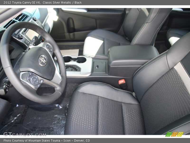 Classic Silver Metallic / Black 2012 Toyota Camry SE V6