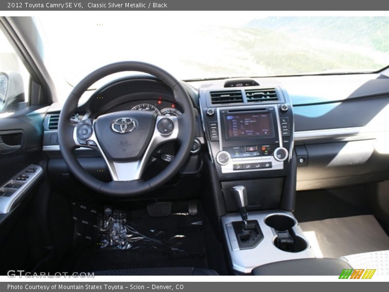 Classic Silver Metallic / Black 2012 Toyota Camry SE V6