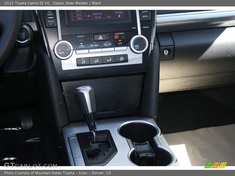 Classic Silver Metallic / Black 2012 Toyota Camry SE V6
