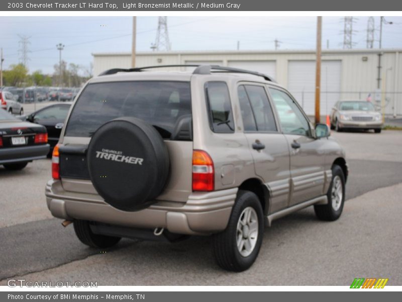 Light Bronzemist Metallic / Medium Gray 2003 Chevrolet Tracker LT Hard Top