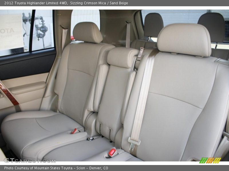 Sizzling Crimson Mica / Sand Beige 2012 Toyota Highlander Limited 4WD