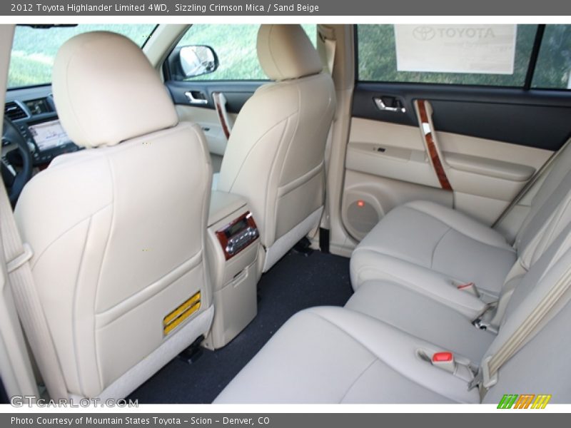 Sizzling Crimson Mica / Sand Beige 2012 Toyota Highlander Limited 4WD