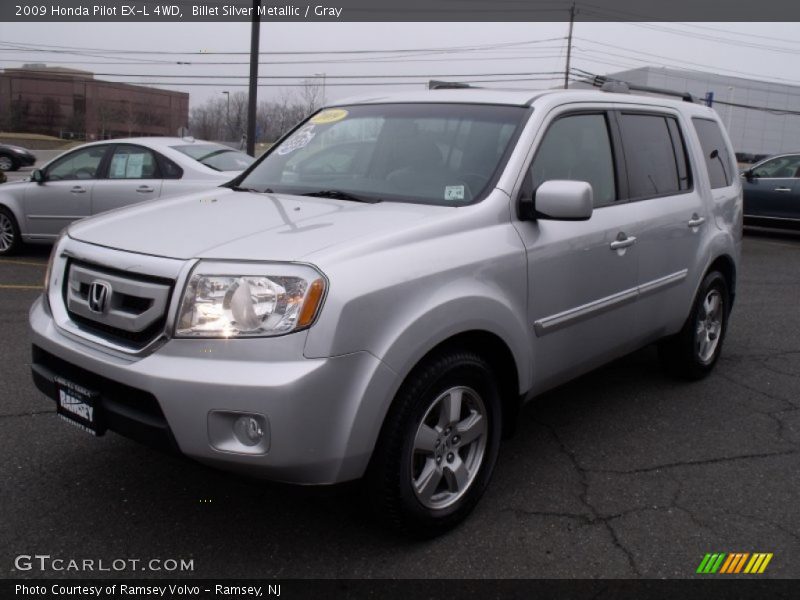 Billet Silver Metallic / Gray 2009 Honda Pilot EX-L 4WD