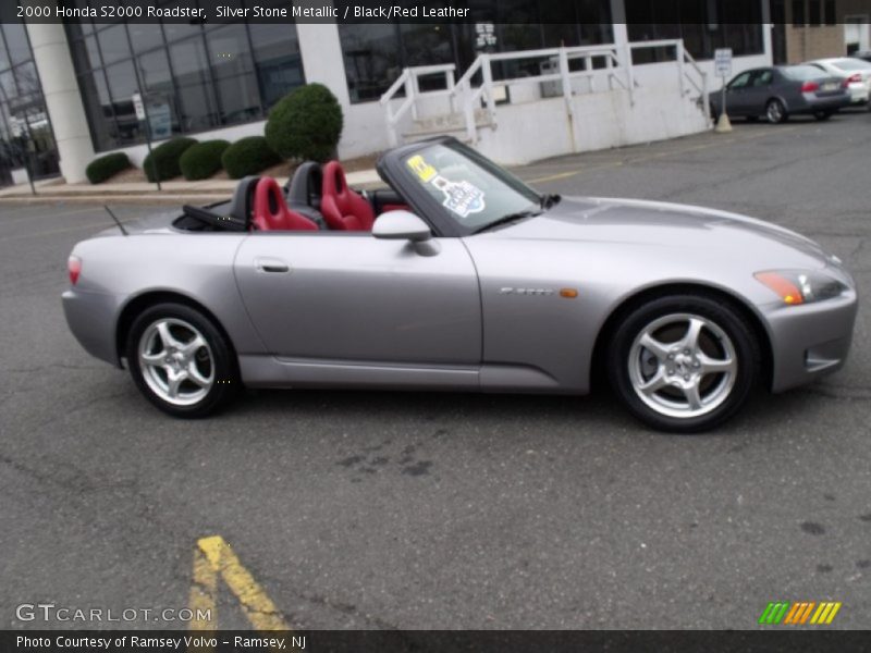 Silver Stone Metallic / Black/Red Leather 2000 Honda S2000 Roadster