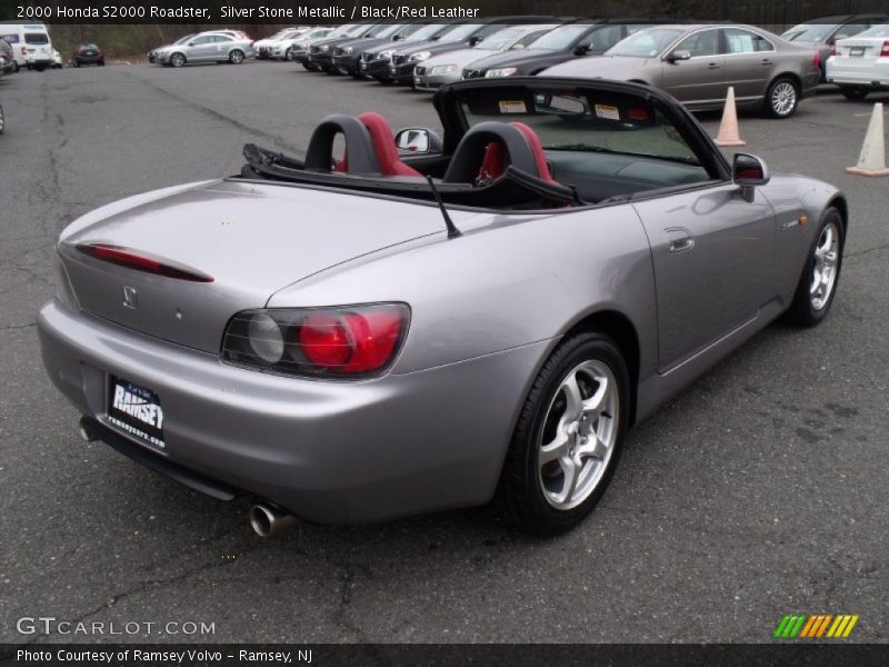 Silver Stone Metallic / Black/Red Leather 2000 Honda S2000 Roadster