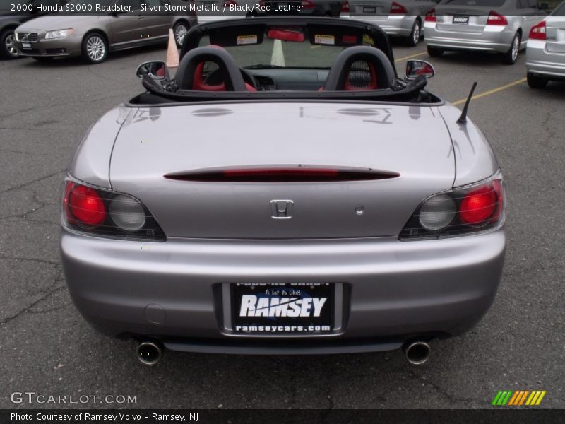 Silver Stone Metallic / Black/Red Leather 2000 Honda S2000 Roadster