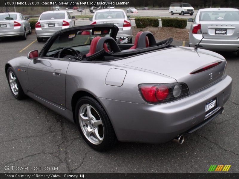Silver Stone Metallic / Black/Red Leather 2000 Honda S2000 Roadster