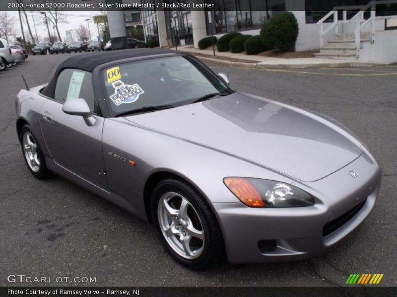 Silver Stone Metallic / Black/Red Leather 2000 Honda S2000 Roadster