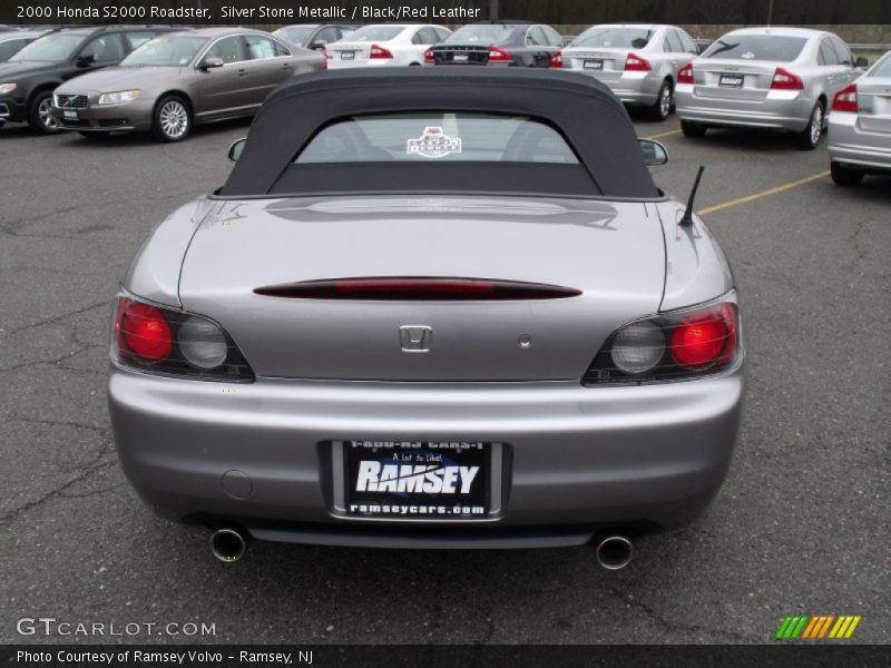 Silver Stone Metallic / Black/Red Leather 2000 Honda S2000 Roadster