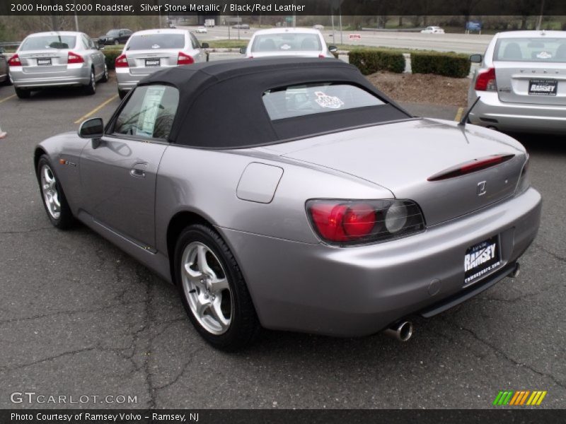 Silver Stone Metallic / Black/Red Leather 2000 Honda S2000 Roadster
