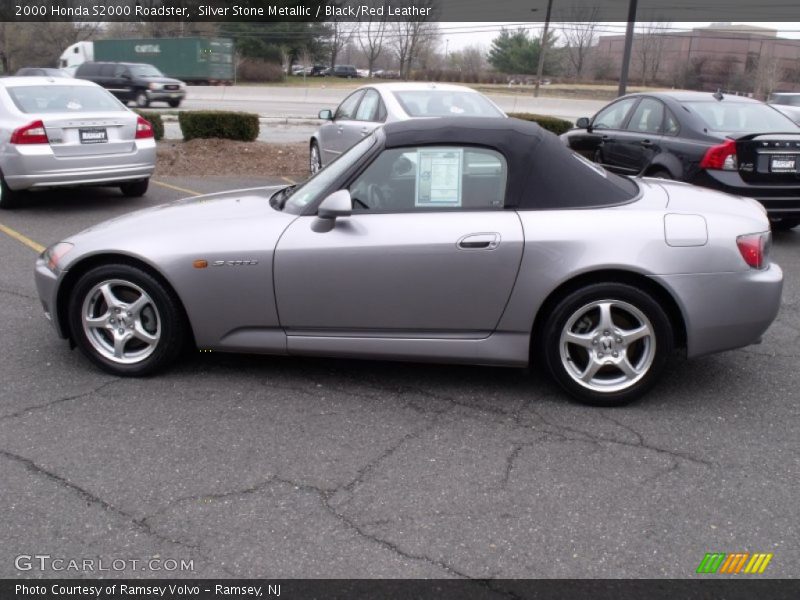 Silver Stone Metallic / Black/Red Leather 2000 Honda S2000 Roadster