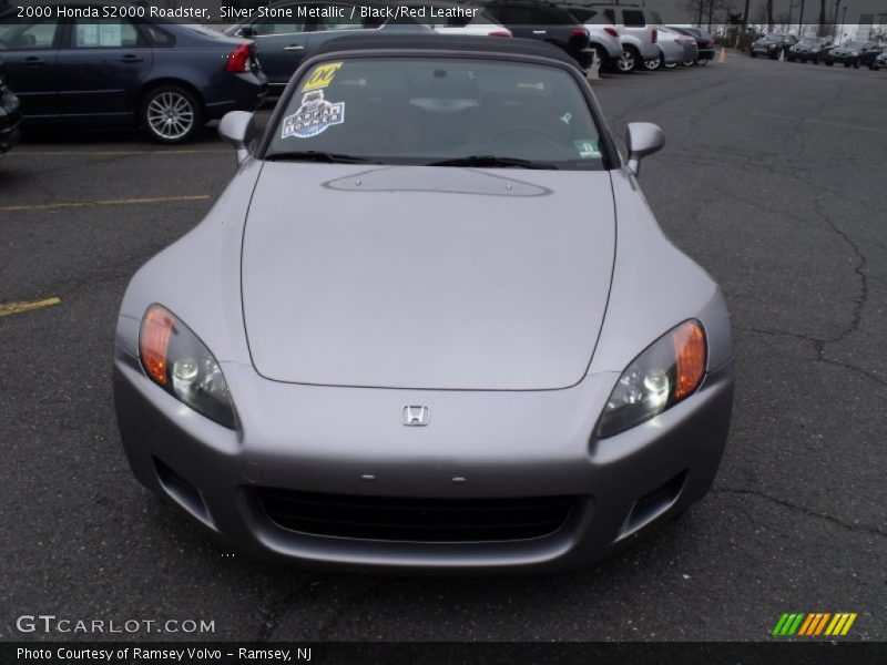 Silver Stone Metallic / Black/Red Leather 2000 Honda S2000 Roadster