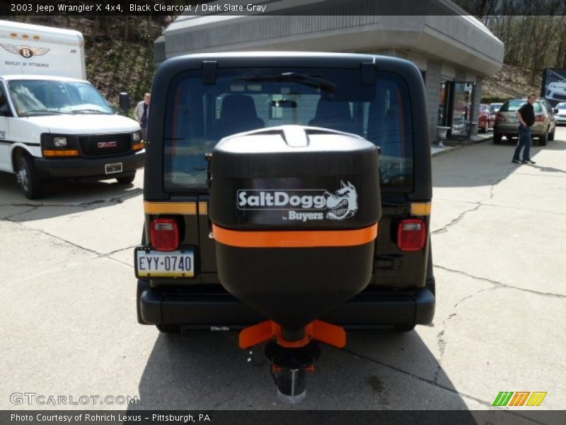Black Clearcoat / Dark Slate Gray 2003 Jeep Wrangler X 4x4