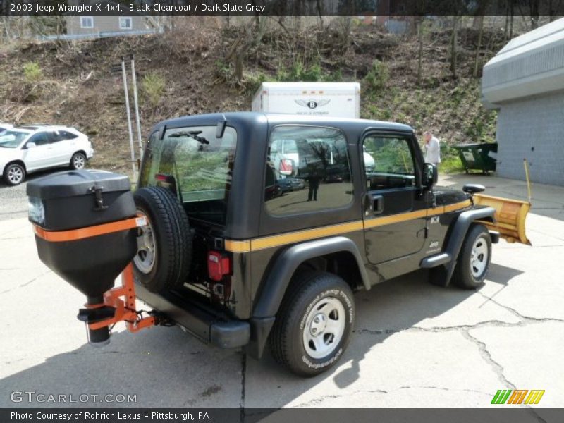 Black Clearcoat / Dark Slate Gray 2003 Jeep Wrangler X 4x4