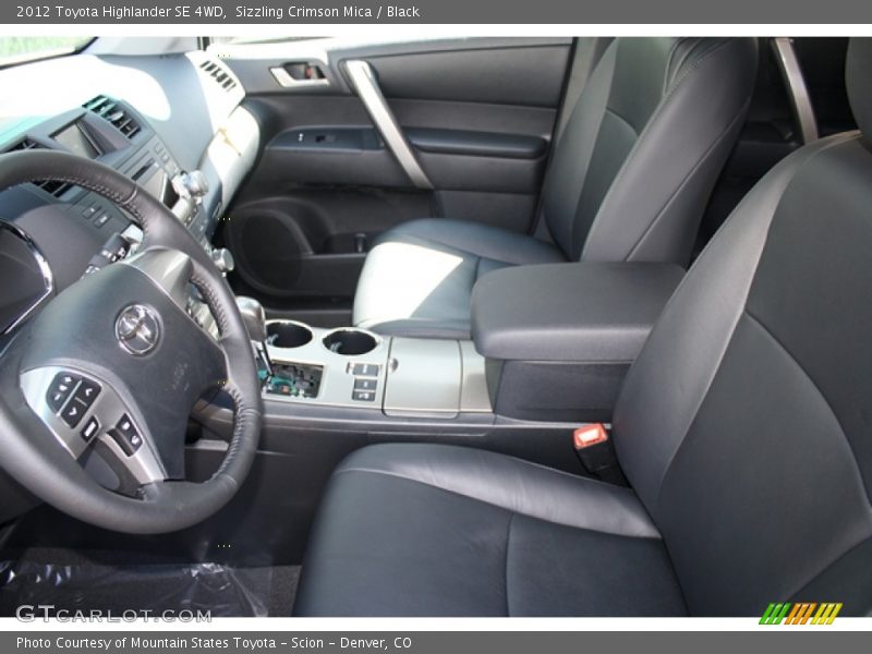 Sizzling Crimson Mica / Black 2012 Toyota Highlander SE 4WD