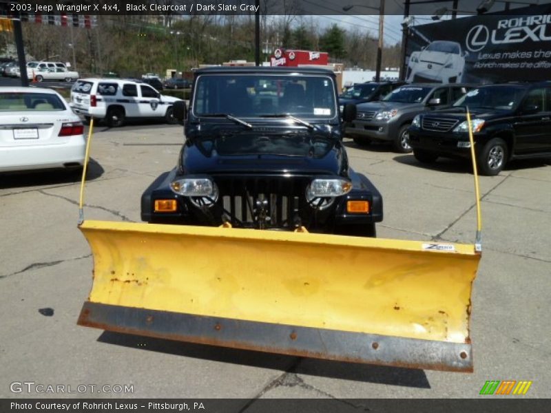 Black Clearcoat / Dark Slate Gray 2003 Jeep Wrangler X 4x4