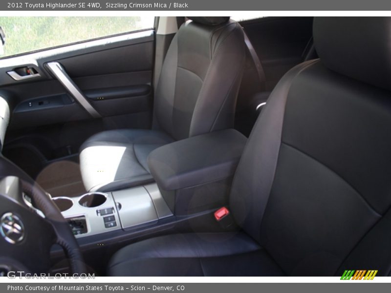 Sizzling Crimson Mica / Black 2012 Toyota Highlander SE 4WD