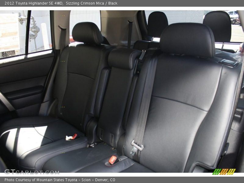 Sizzling Crimson Mica / Black 2012 Toyota Highlander SE 4WD