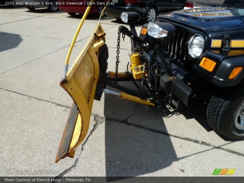 Black Clearcoat / Dark Slate Gray 2003 Jeep Wrangler X 4x4