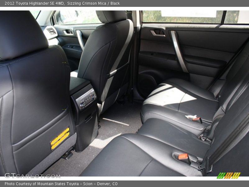 Sizzling Crimson Mica / Black 2012 Toyota Highlander SE 4WD