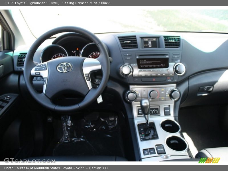 Sizzling Crimson Mica / Black 2012 Toyota Highlander SE 4WD