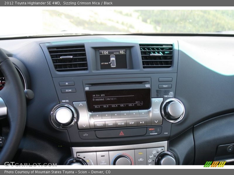 Sizzling Crimson Mica / Black 2012 Toyota Highlander SE 4WD