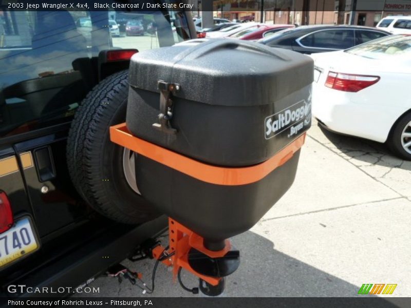 Black Clearcoat / Dark Slate Gray 2003 Jeep Wrangler X 4x4
