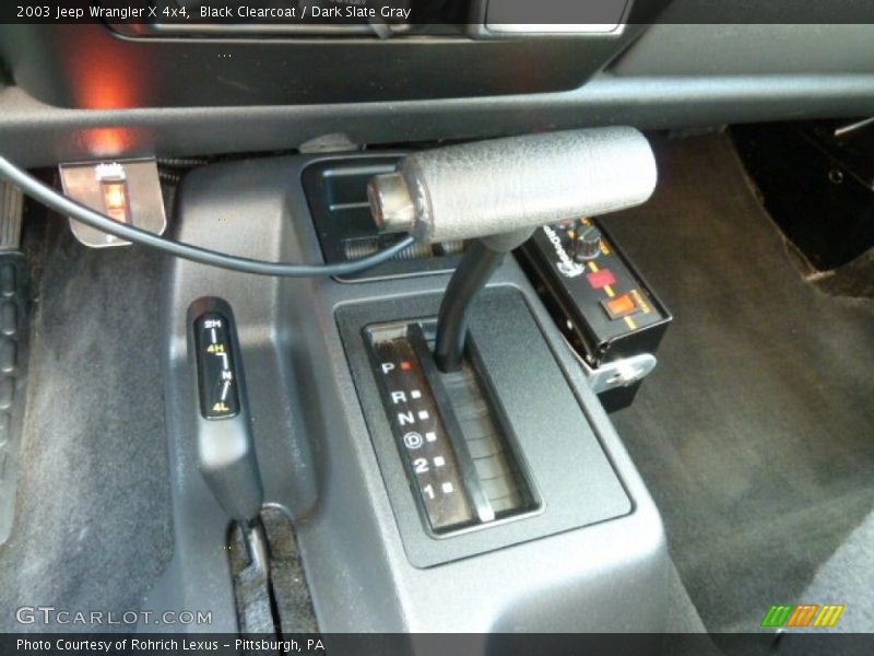 Black Clearcoat / Dark Slate Gray 2003 Jeep Wrangler X 4x4