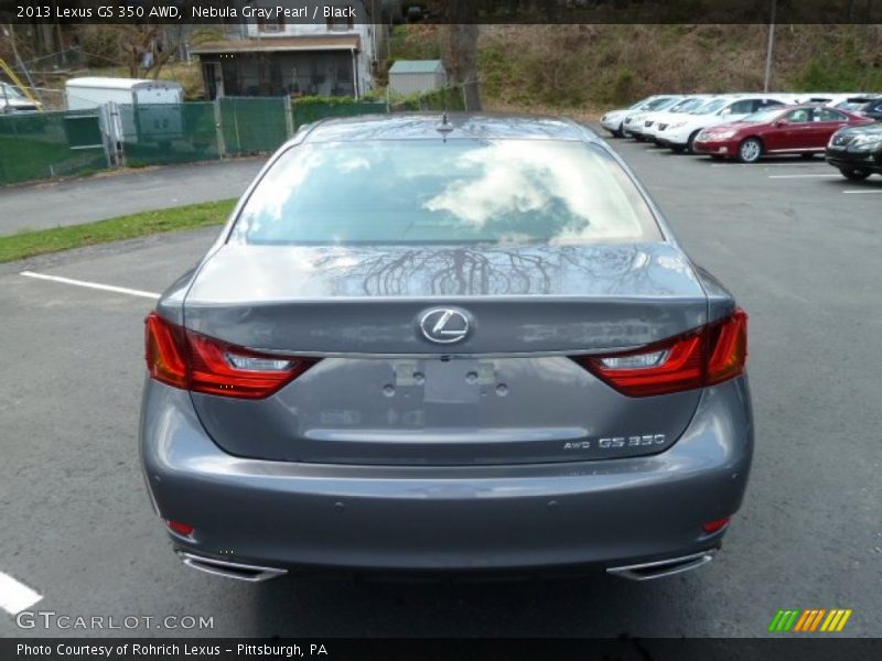 Nebula Gray Pearl / Black 2013 Lexus GS 350 AWD