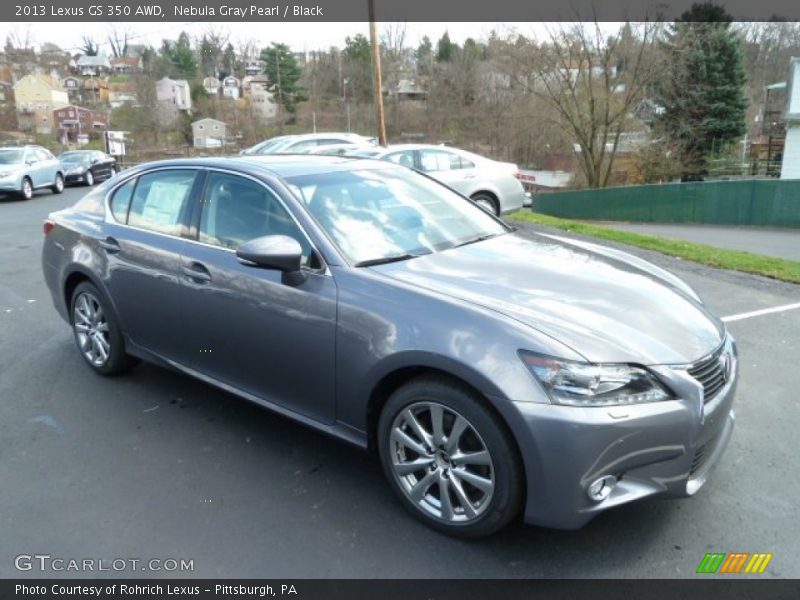 Nebula Gray Pearl / Black 2013 Lexus GS 350 AWD