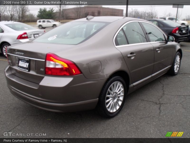 Oyster Gray Metallic / Sandstone Beige 2008 Volvo S80 3.2