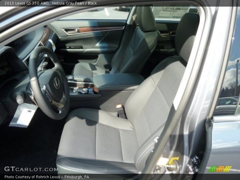 Nebula Gray Pearl / Black 2013 Lexus GS 350 AWD