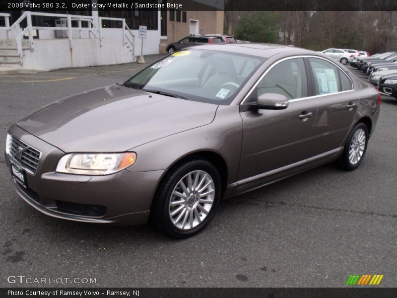 Oyster Gray Metallic / Sandstone Beige 2008 Volvo S80 3.2