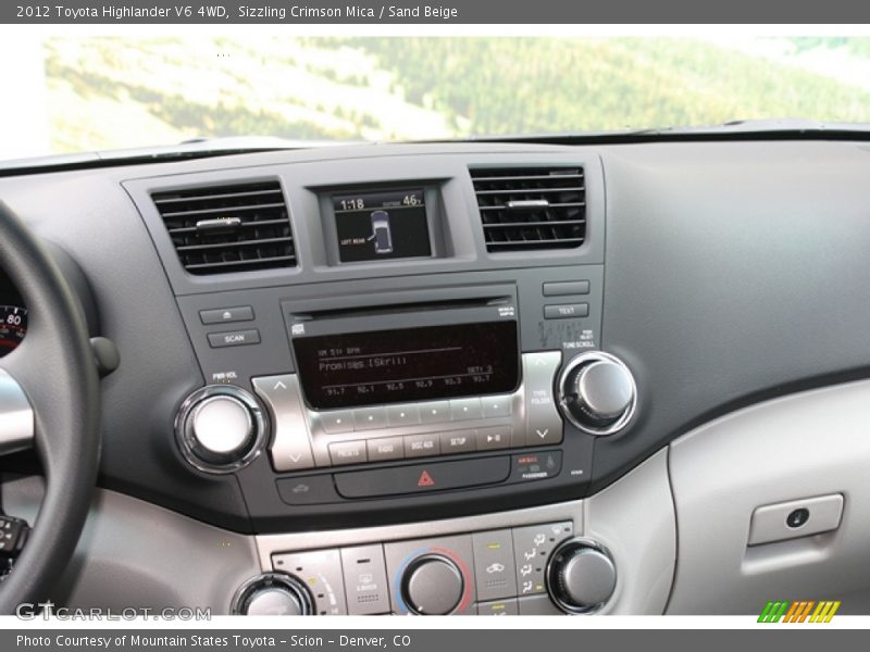 Sizzling Crimson Mica / Sand Beige 2012 Toyota Highlander V6 4WD