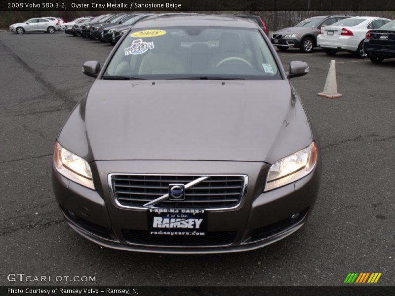 Oyster Gray Metallic / Sandstone Beige 2008 Volvo S80 3.2