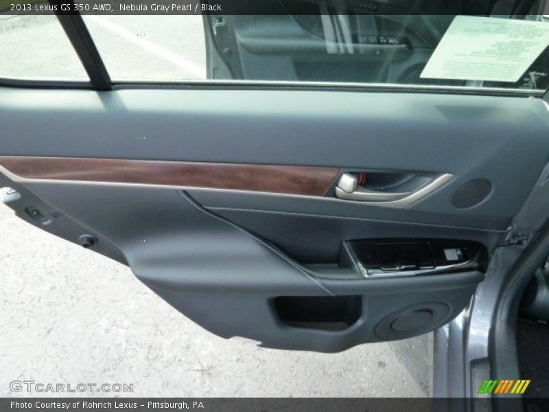 Nebula Gray Pearl / Black 2013 Lexus GS 350 AWD