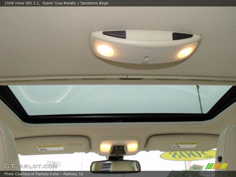Oyster Gray Metallic / Sandstone Beige 2008 Volvo S80 3.2