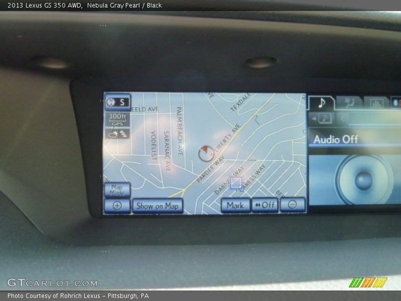 Nebula Gray Pearl / Black 2013 Lexus GS 350 AWD