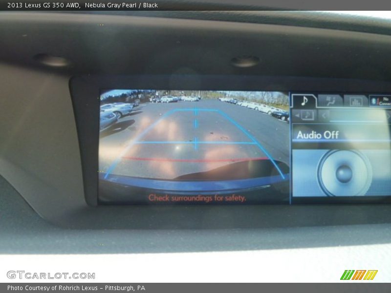 Nebula Gray Pearl / Black 2013 Lexus GS 350 AWD